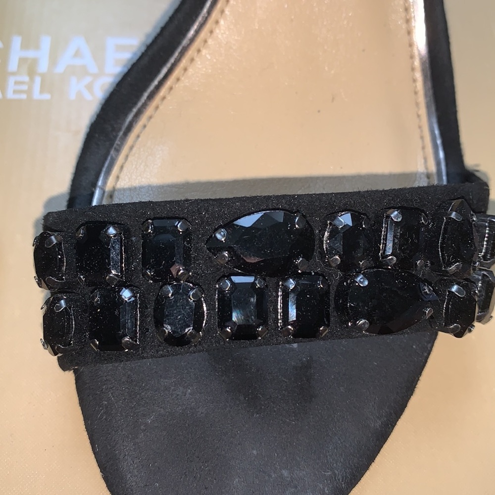 MK Sylvie Suede Heels - Picture 5 of 9